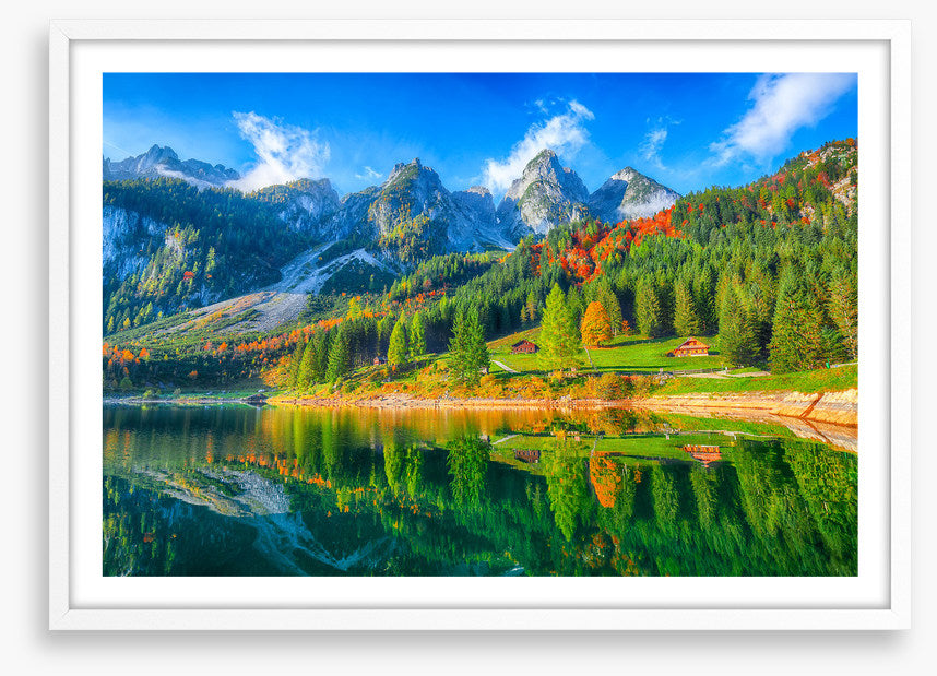 Gosausee lake reflections