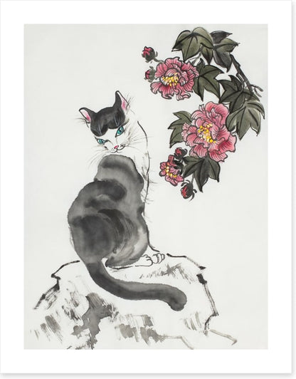 The hibiscus cat