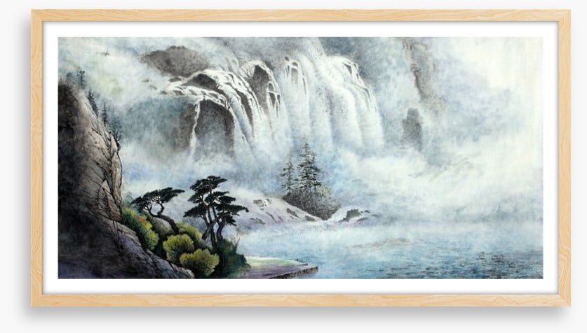 Mist over the waterfall