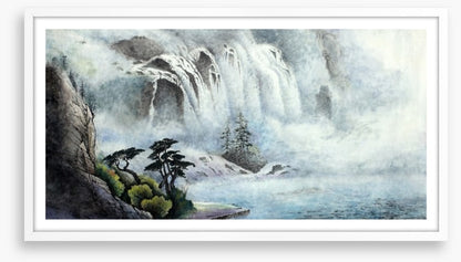 Mist over the waterfall