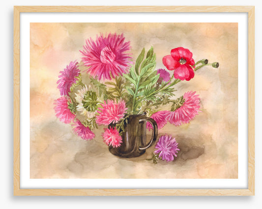 Black mug asters