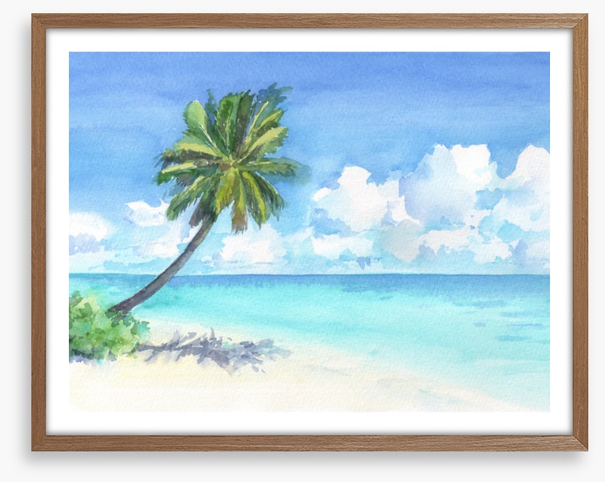 Palm in paradise
