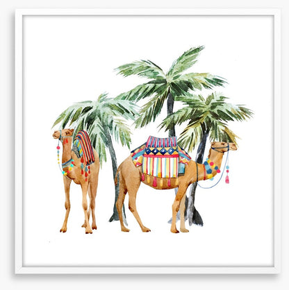 Date palm camels
