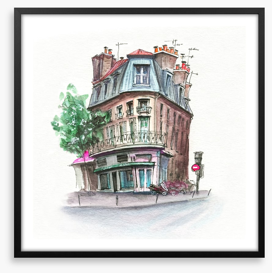 A French facade