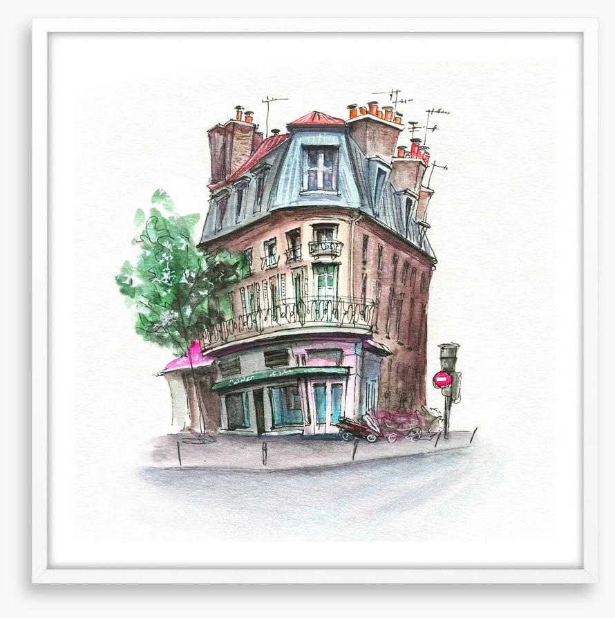 A French facade