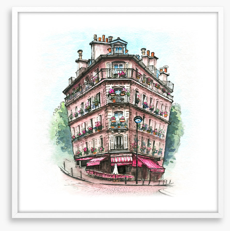 Corner cafe