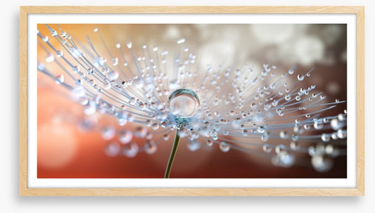 One big dew drop