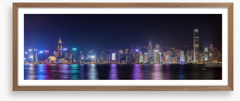 Hong Kong harbour skyline