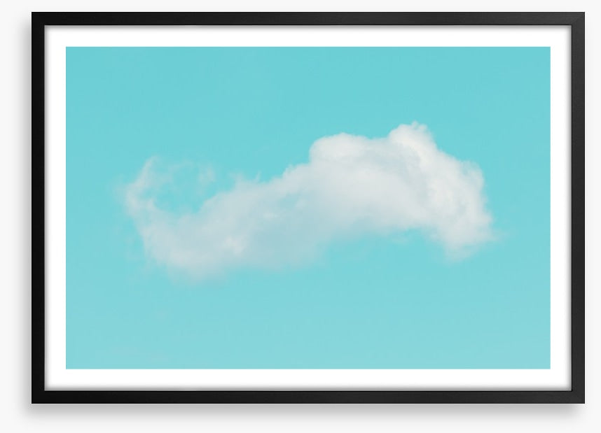 One fluffy cloud