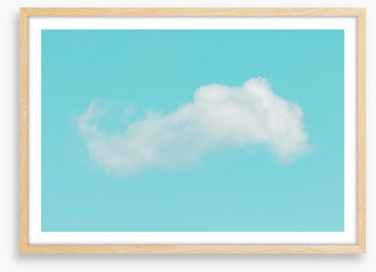One fluffy cloud