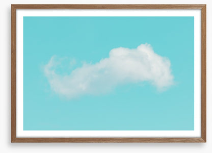 One fluffy cloud