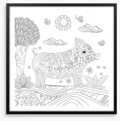 Colour me piglet
