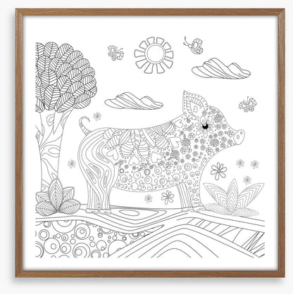 Colour me piglet