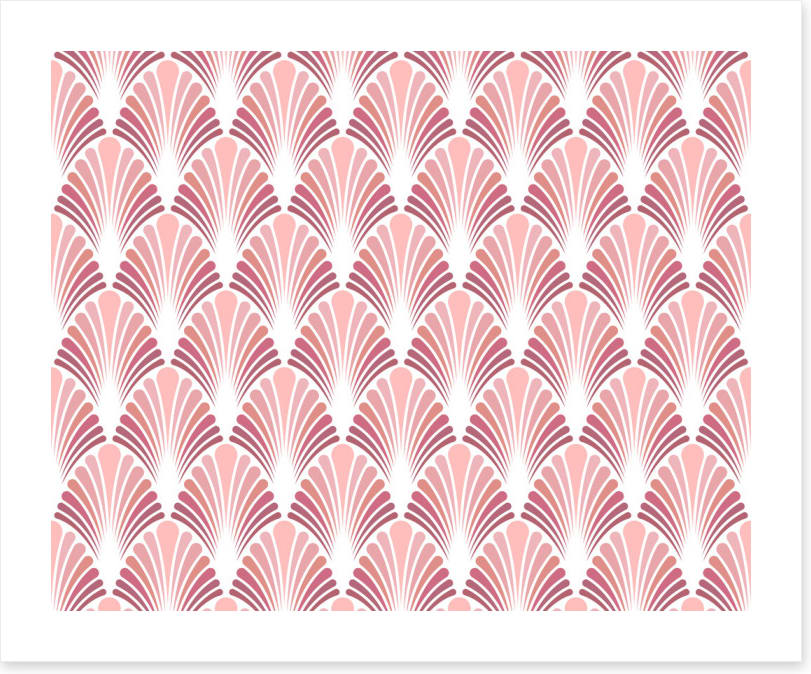 Pink deco shells