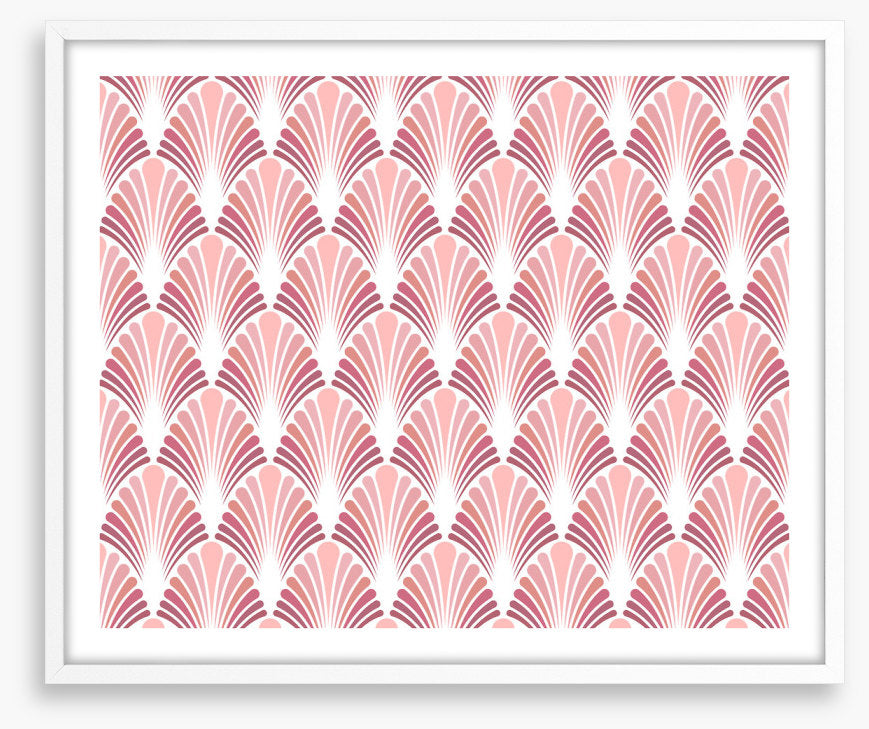 Pink deco shells