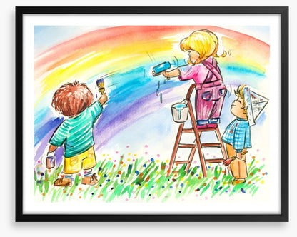 You can paint a rainbow
