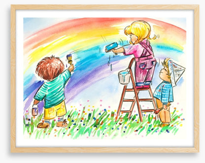 You can paint a rainbow