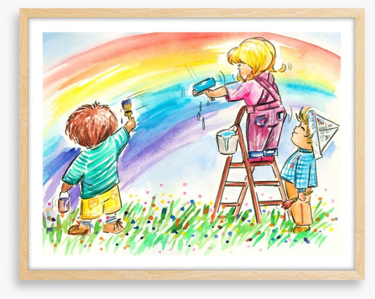 You can paint a rainbow