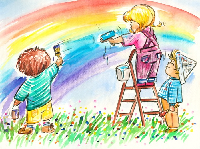 You can paint a rainbow