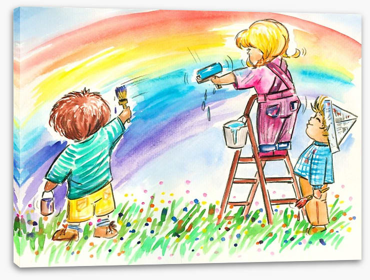 You can paint a rainbow