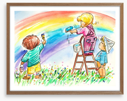 You can paint a rainbow