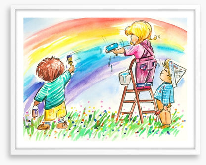 You can paint a rainbow