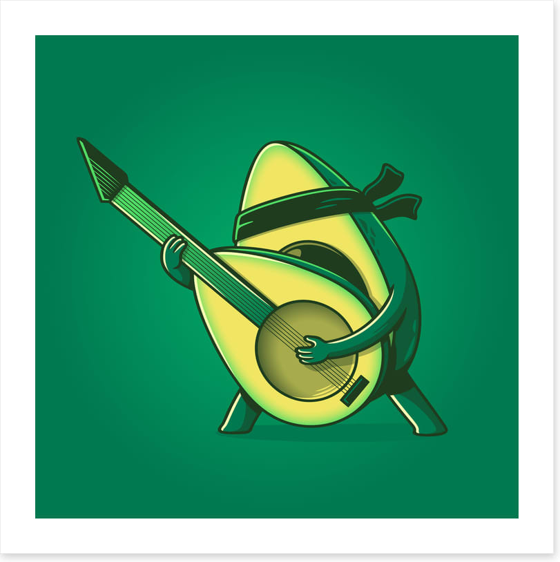 Rock hard avocado