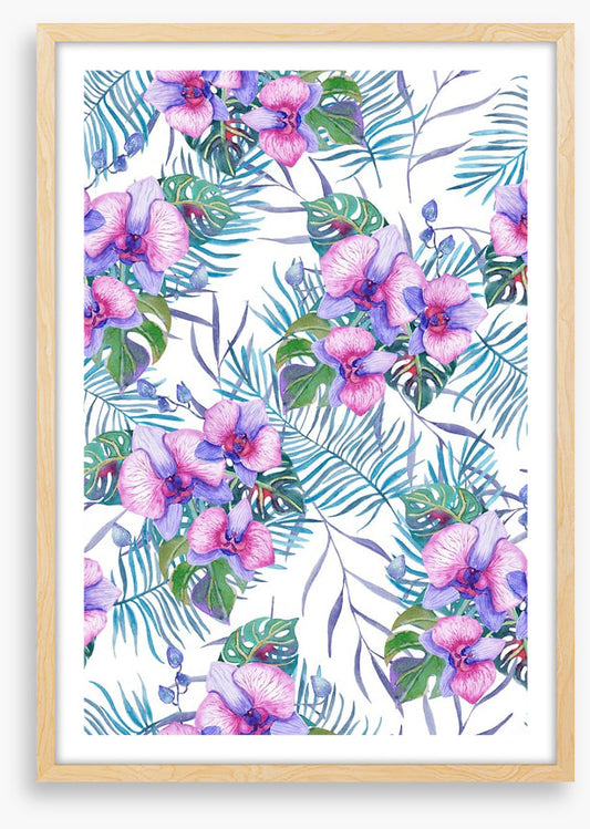 Orchids and palms
