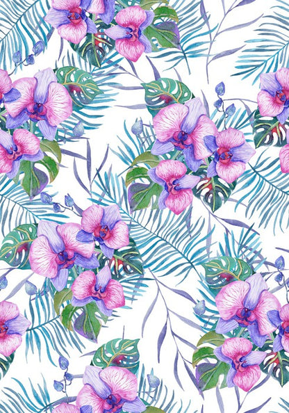 Orchids and palms
