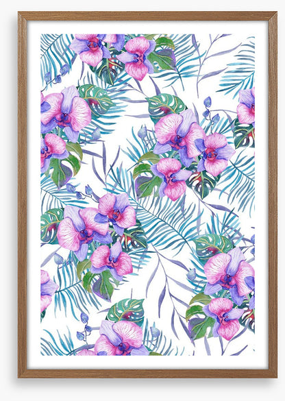 Orchids and palms
