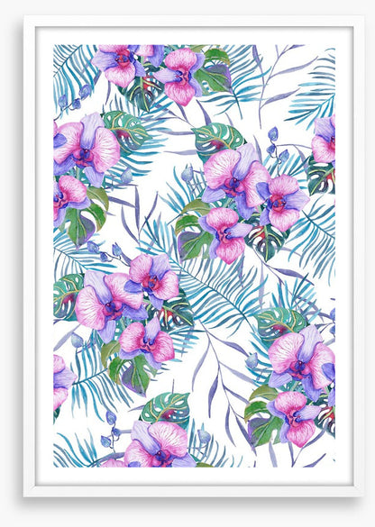 Orchids and palms