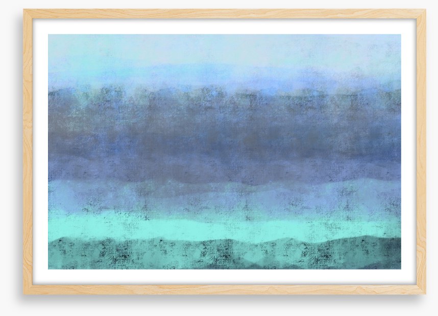 Misty ocean