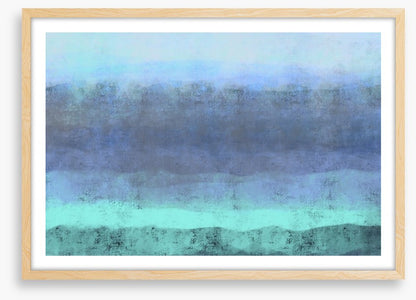Misty ocean