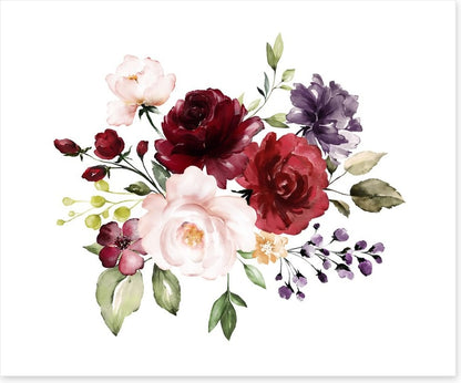 Burgundy bouquet