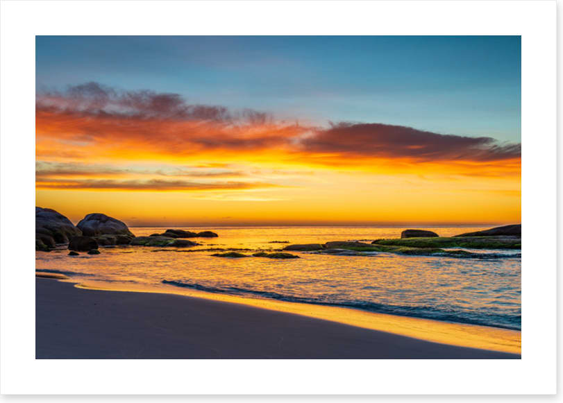 Sunset shadows
