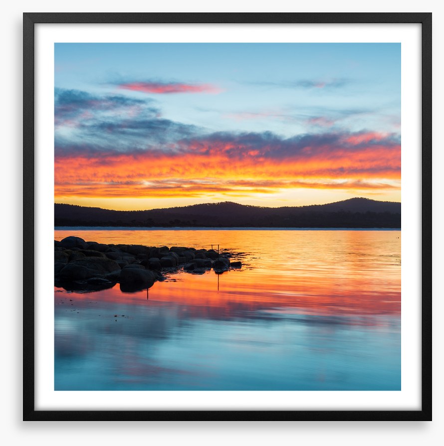 Binalong Bay silhouettes