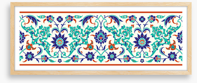 Turkish garden panoramic
