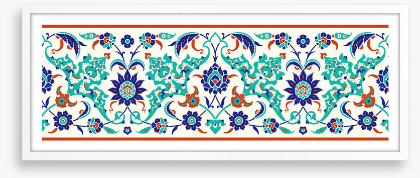 Turkish garden panoramic