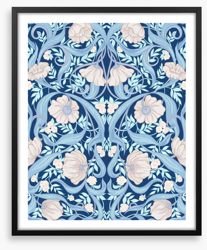 Nouveau in blue