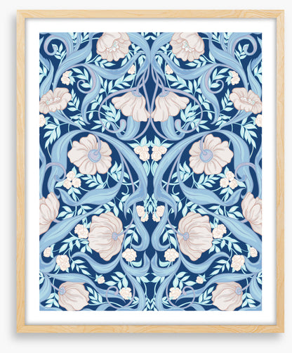 Nouveau in blue