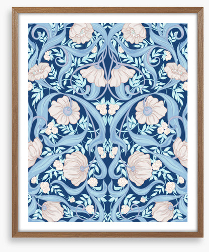 Nouveau in blue
