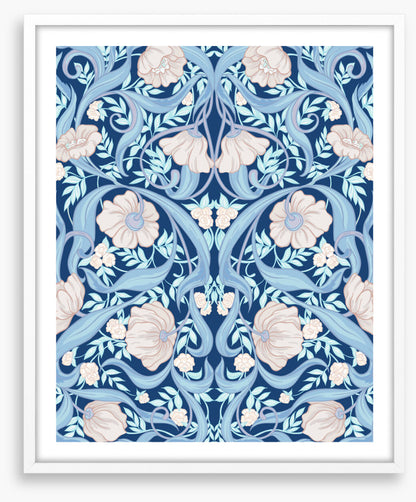 Nouveau in blue