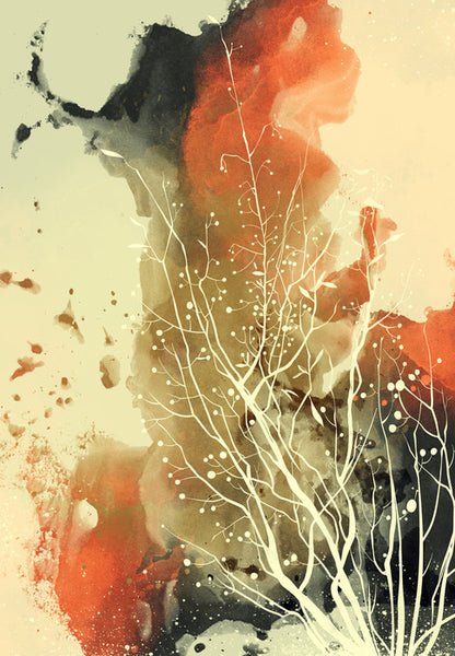 Fall on fire