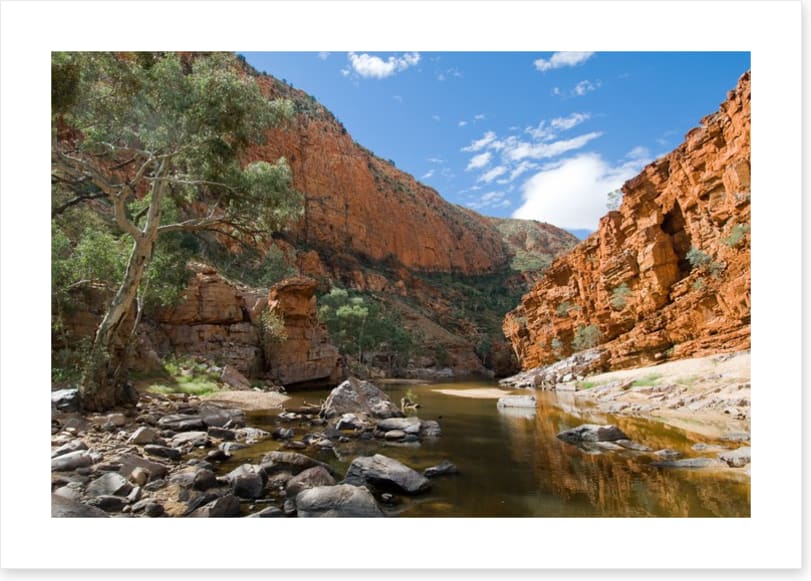 Alone at Ormiston Gorge