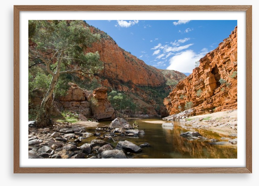 Alone at Ormiston Gorge
