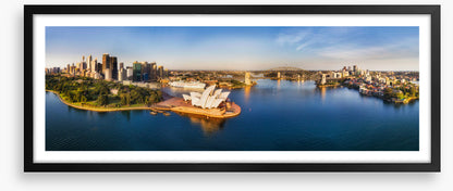 Sydney sights panorama