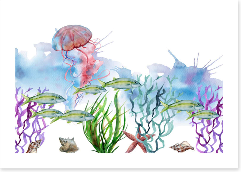 Seaweed shoal
