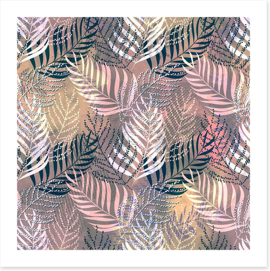 Pink palm fall