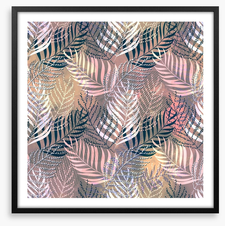 Pink palm fall