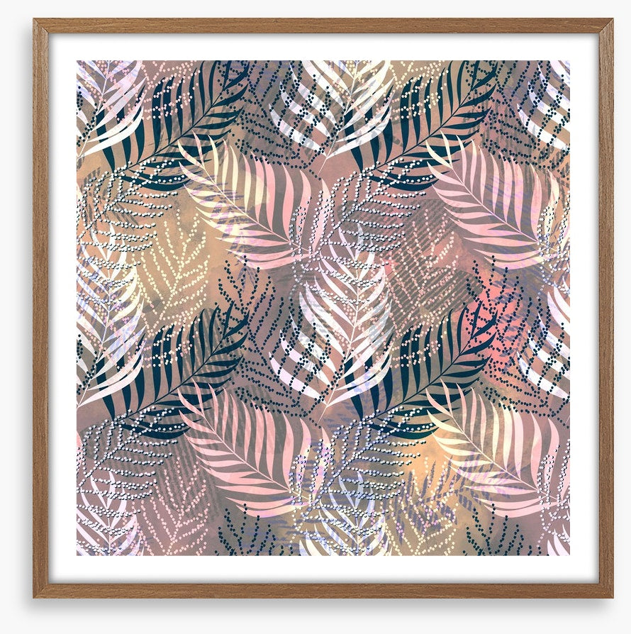 Pink palm fall